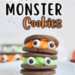 Halloween monster cookies.