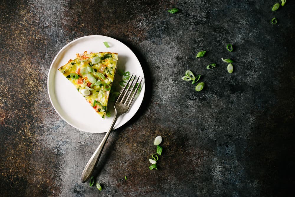 make-ahead bacon and egg casserole Thanksgiving breakfast brunch refrigerate overnight bake in morning