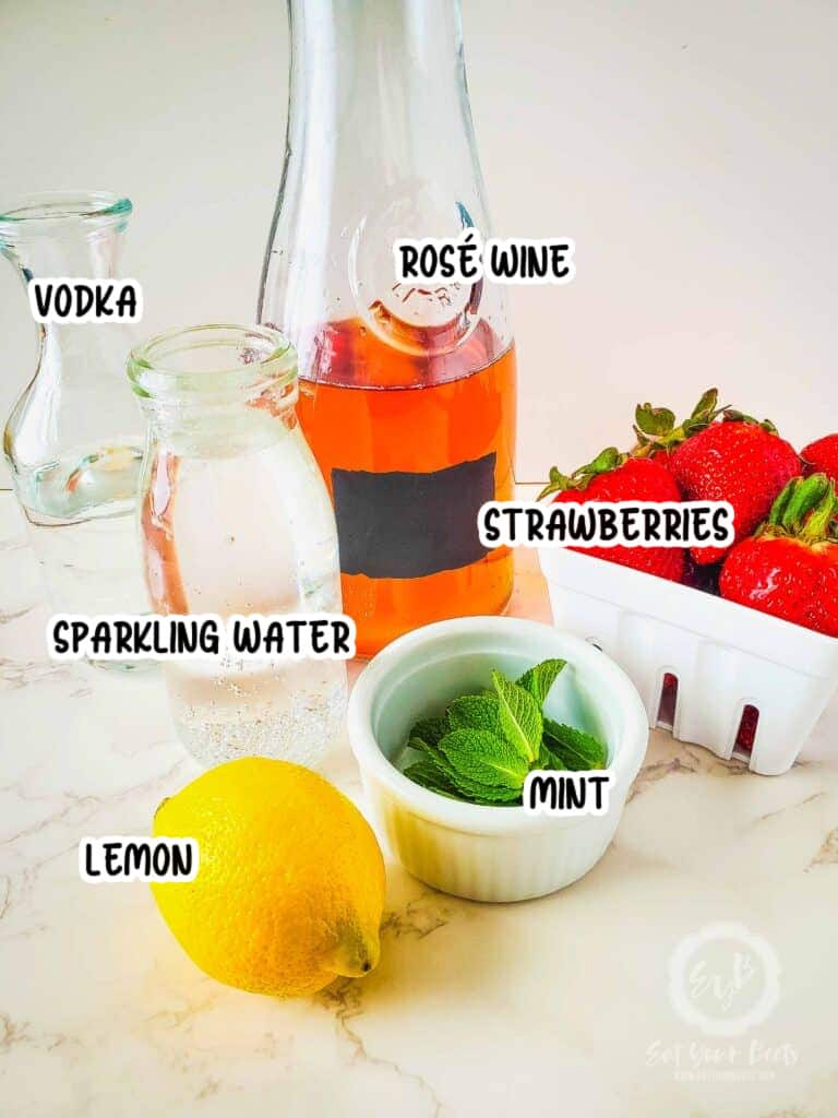 Strawberry Sangria Ingredients