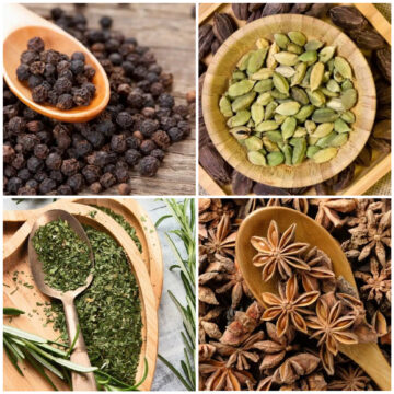 Substitutes for juniper berries.