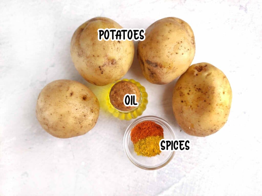 Hasselback Potato Ingredients