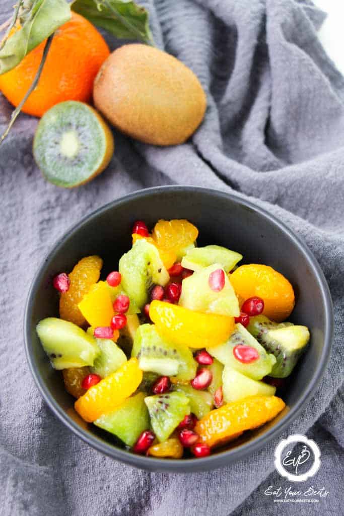 Best Kiwi Fruit Salad With Pomegranate Eat Your Beets Best Kiwi Fruit Salad With Pomegranate Eat Your Beets