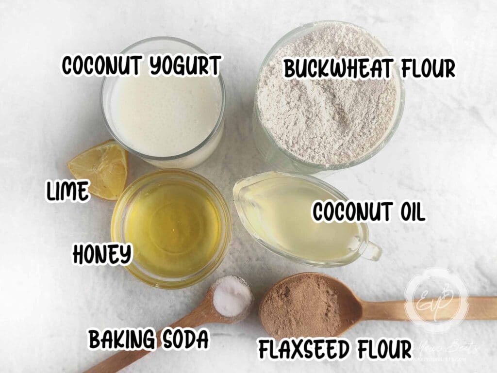 Buckwheat Pancakes Ingredients.