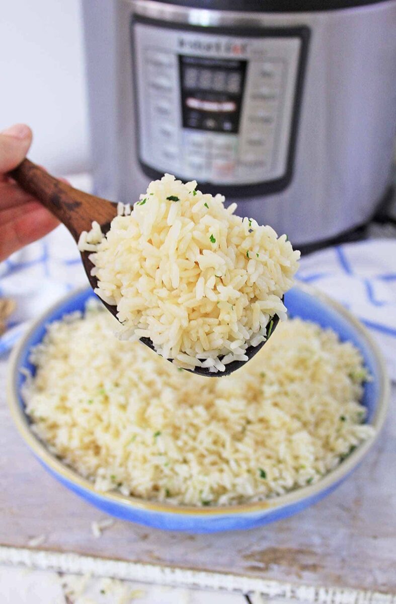 Long Grain White Rice Instant Pot Recipe - Eat Your Beets