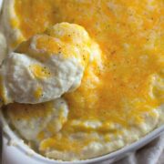 Best Cheesy Mashed Cauliflower Recipe.
