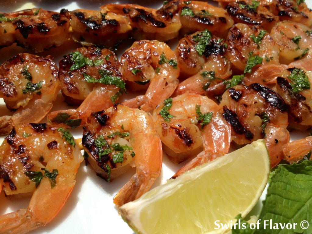 Mojito shrimps.