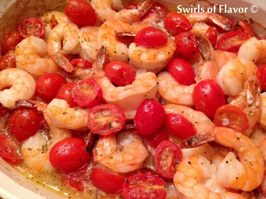 Shrimp pomodoro.