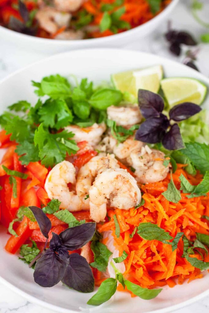 Vietnamese shrimp salad.