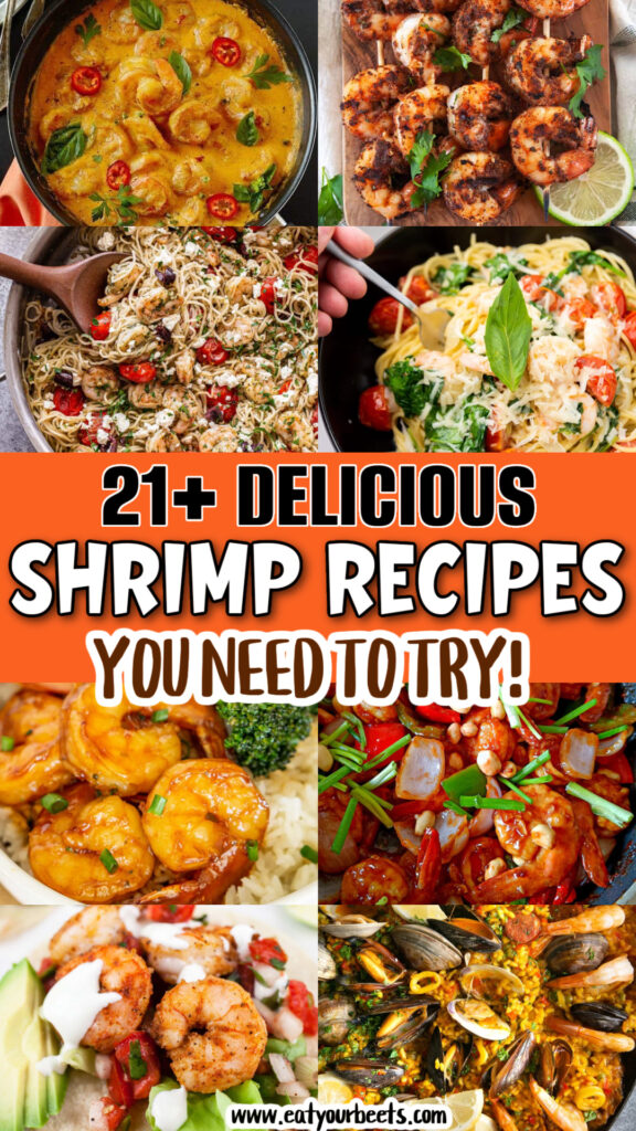 Healthy shrimp recipes for a family.