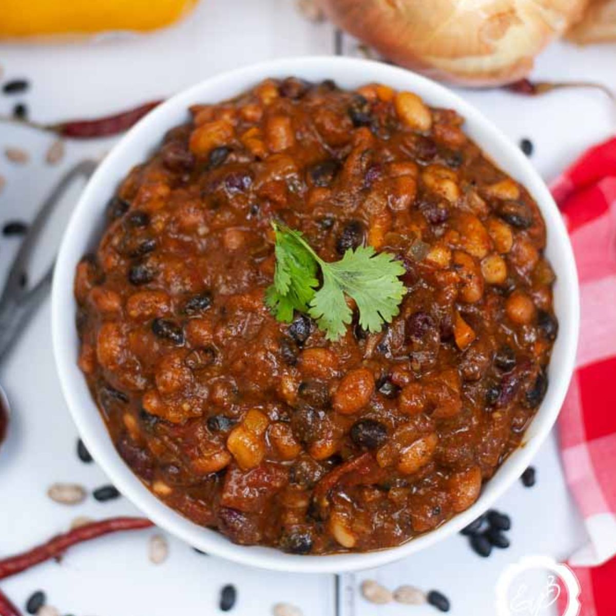 Best Instant Pot Vegetarian Chili.