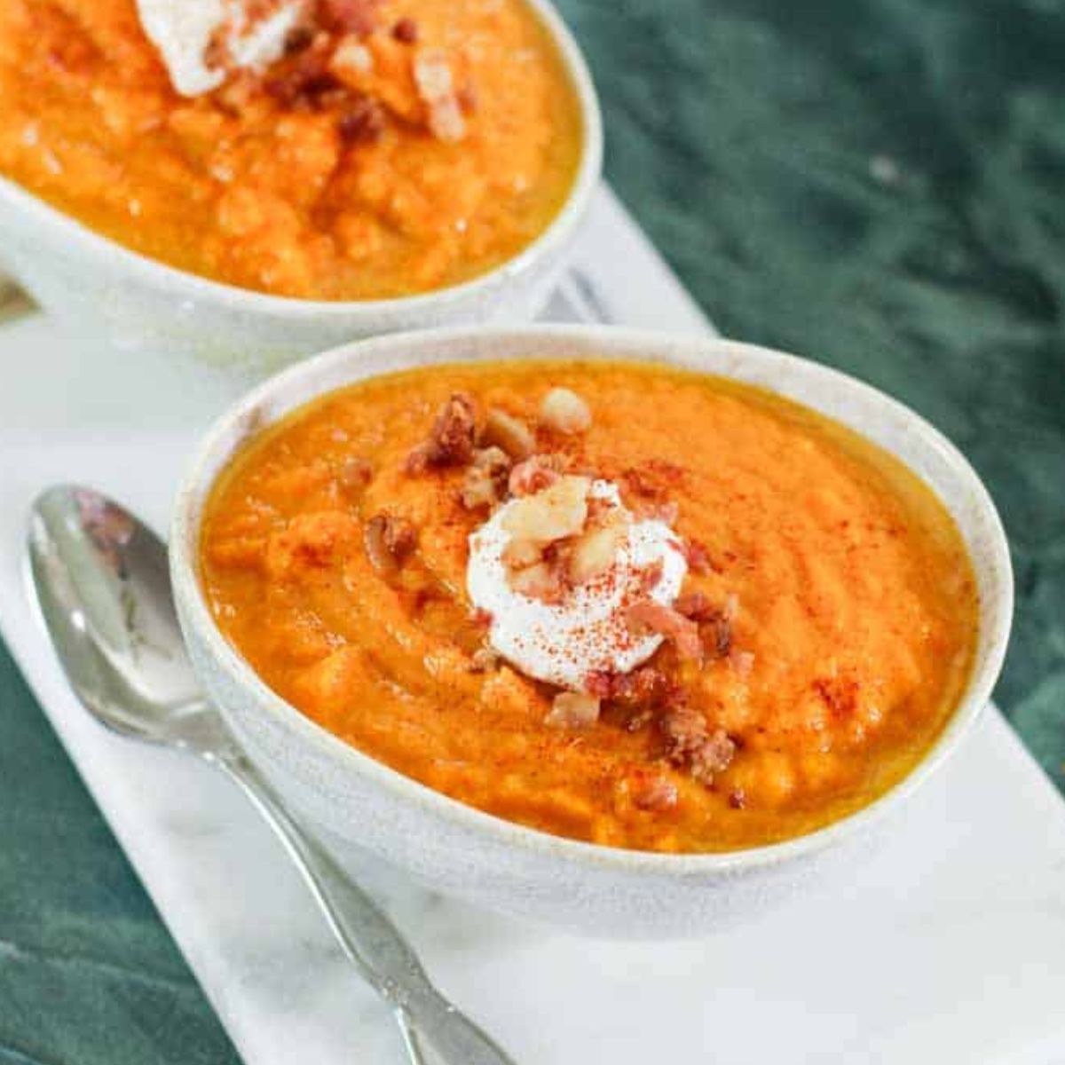 Vegetarian Carrot And Leek Soup Recipe.