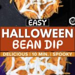 Halloween Bean Dip.