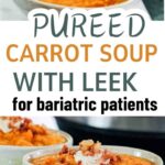 Vegetarian Carrot And Leek Soup.