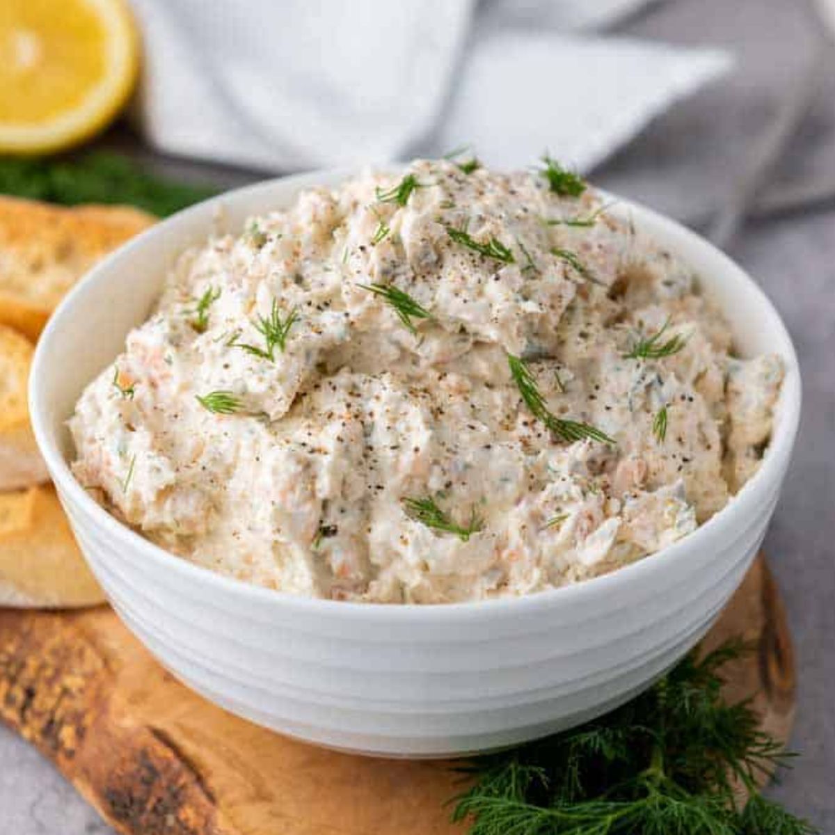 Easy Smoked Salmon Dip Recipe.