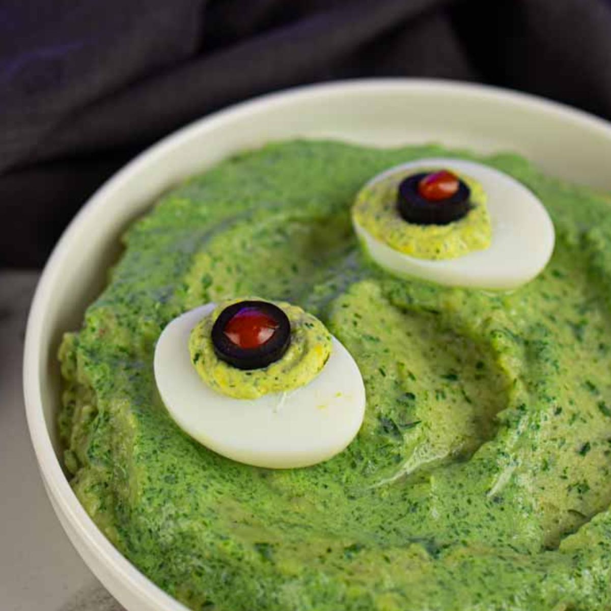 Green Mashed Potatoes Monster Mash.