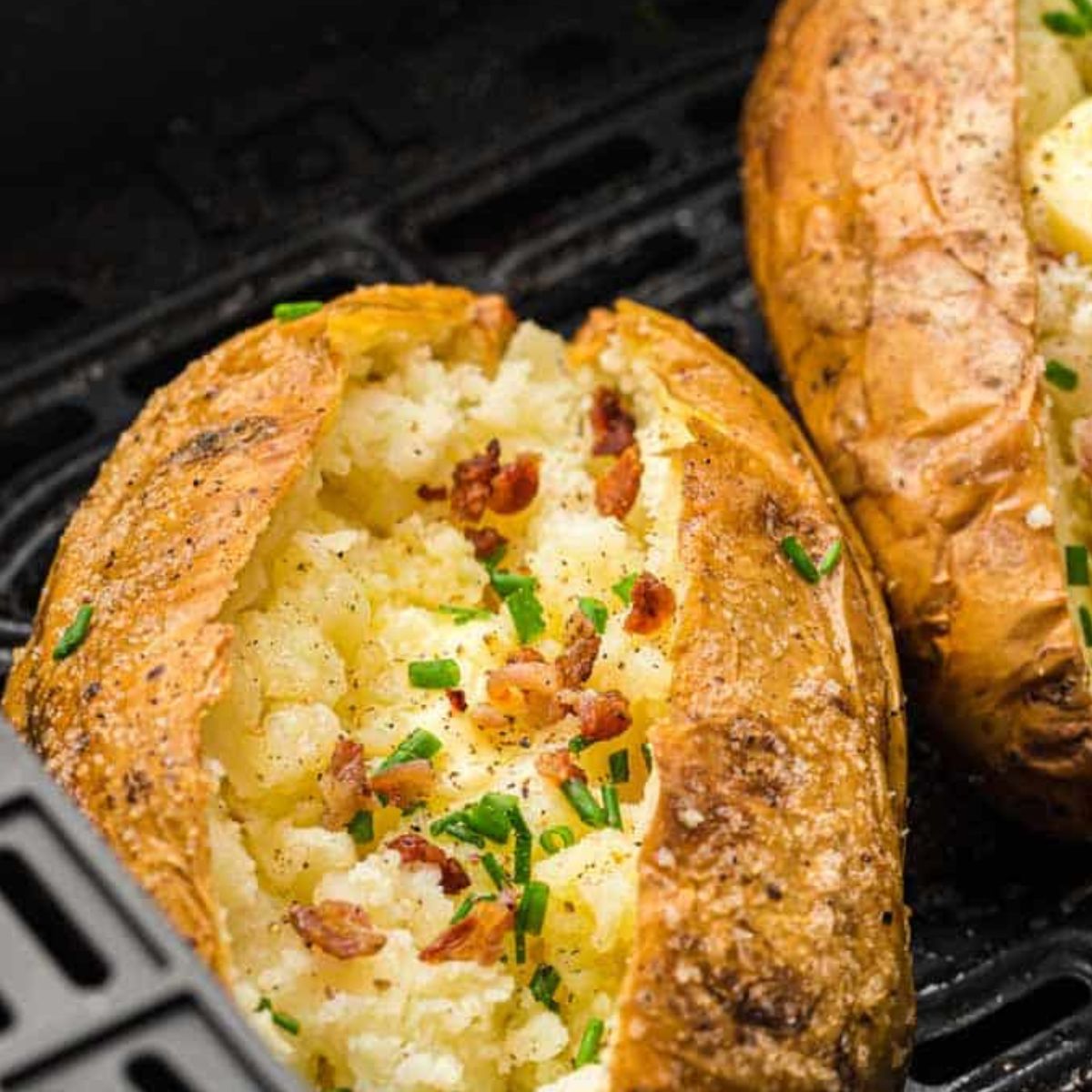 Air Fryer Baked Potato Recipe.