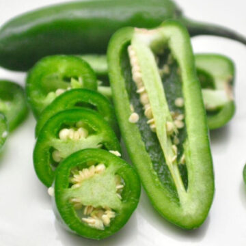 Fresh jalapenos peppers.