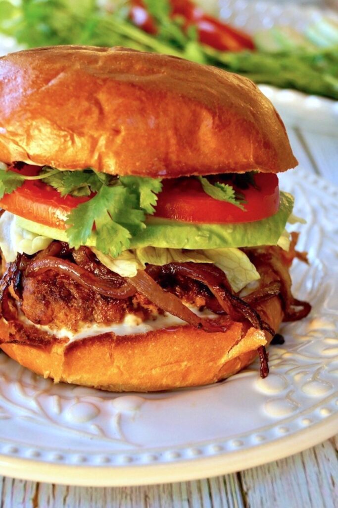 Sriracha burger.
