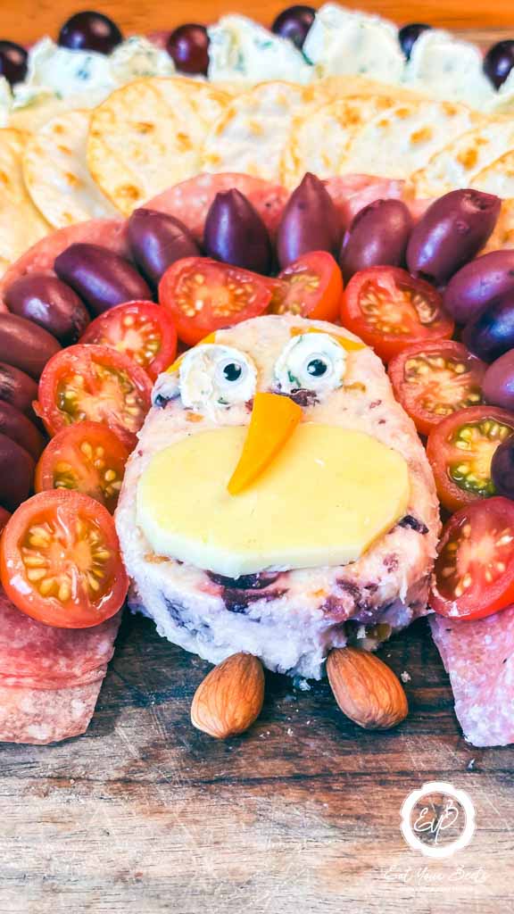 Close up view of Turkey Charcuterie.