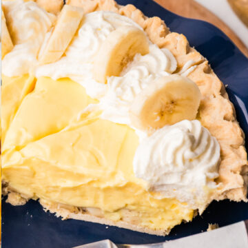 Traditional Banana Cream Pie.