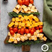 Christmas Tree Cheese Platter.