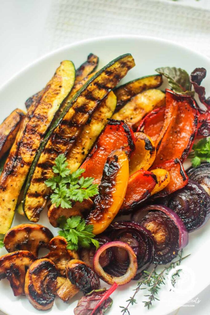 Balsamic Grilled Vegetables.