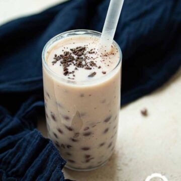 Coconut Boba Tea Tapioca Pearls.