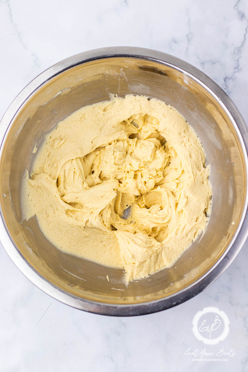 Batter ready to scoop.
